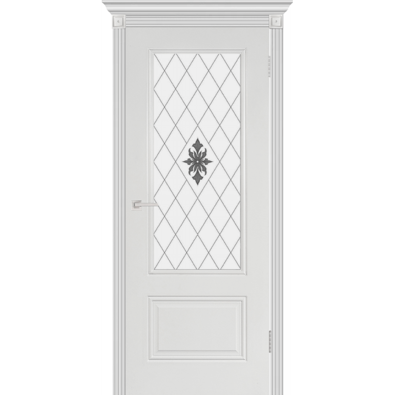 Аккорд (эмаль Белая) со стеклом