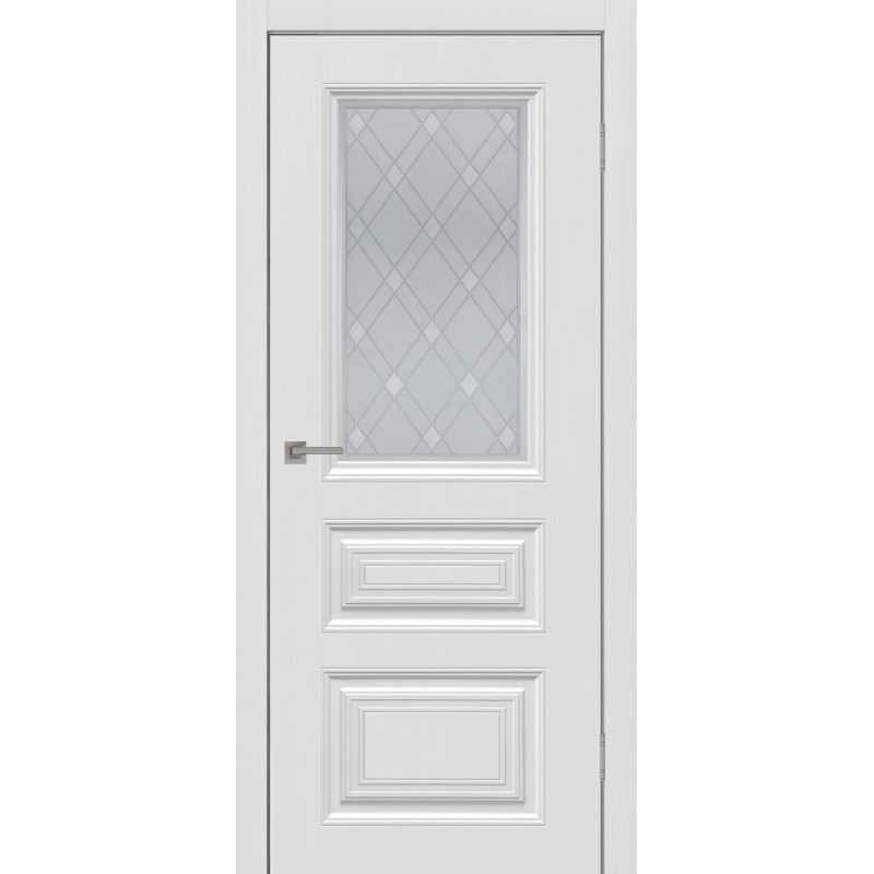 Сонет-1 (Эмалит Белый) со стеклом